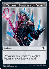 Emblem - Tezzeret, Betrayer of Flesh - Foil
